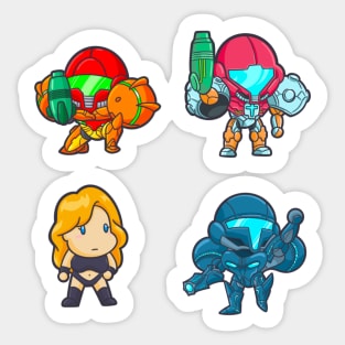 Chibi Metroid (Pack 3) Sticker